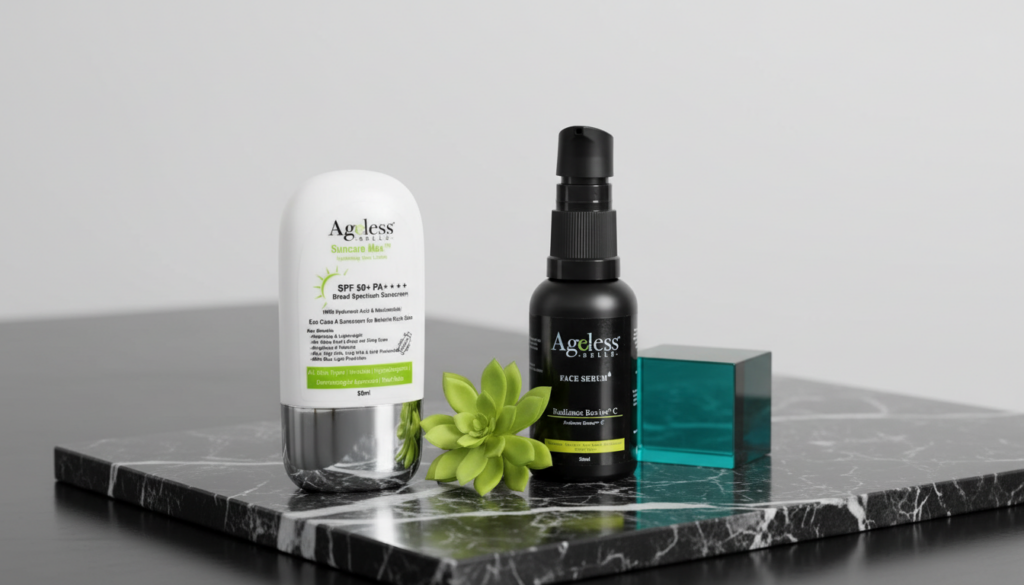 Ageless Belle science-backed skincare products formulated in Kenya