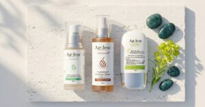 ageless belle® hyperpigmentation skincare products routine